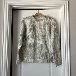 Camouflage Print Sweatshirt